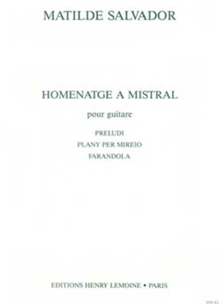 Homenatge à Mistral